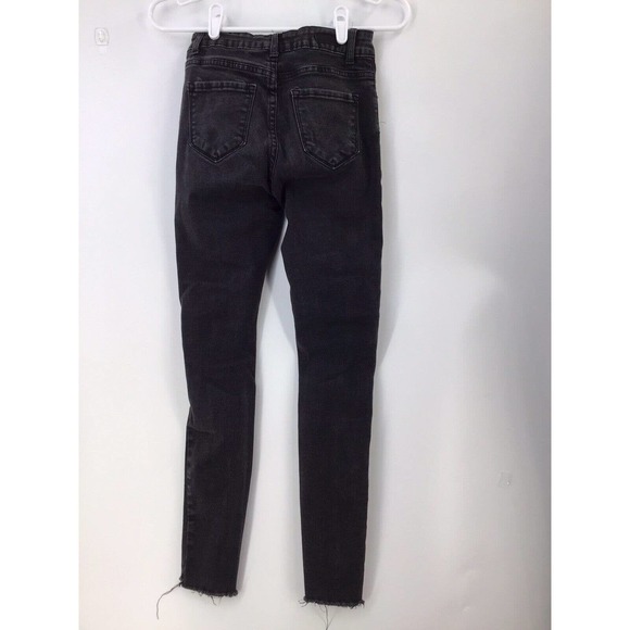 Vince Blue Jean Distressed Women’s Size 1 Black - Picture 12 of 12